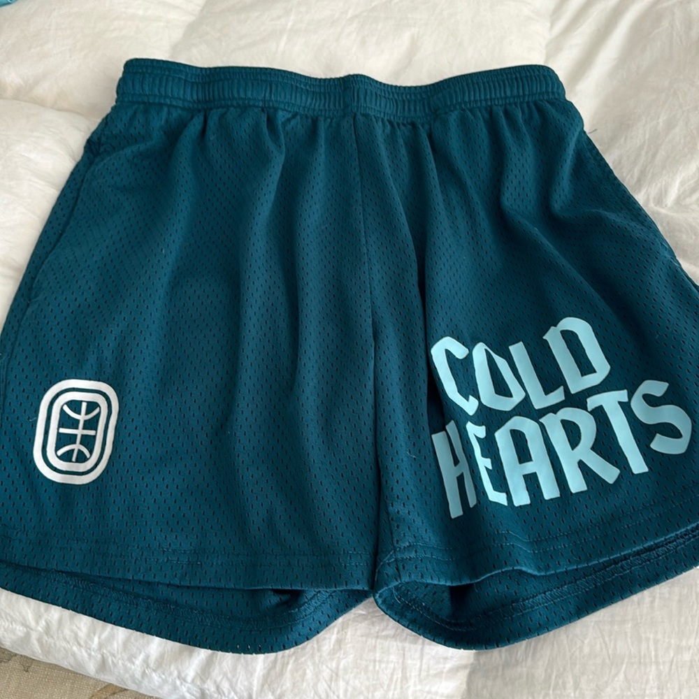 Overtime Cold Hearts Men's Athletic Shorts - Teal